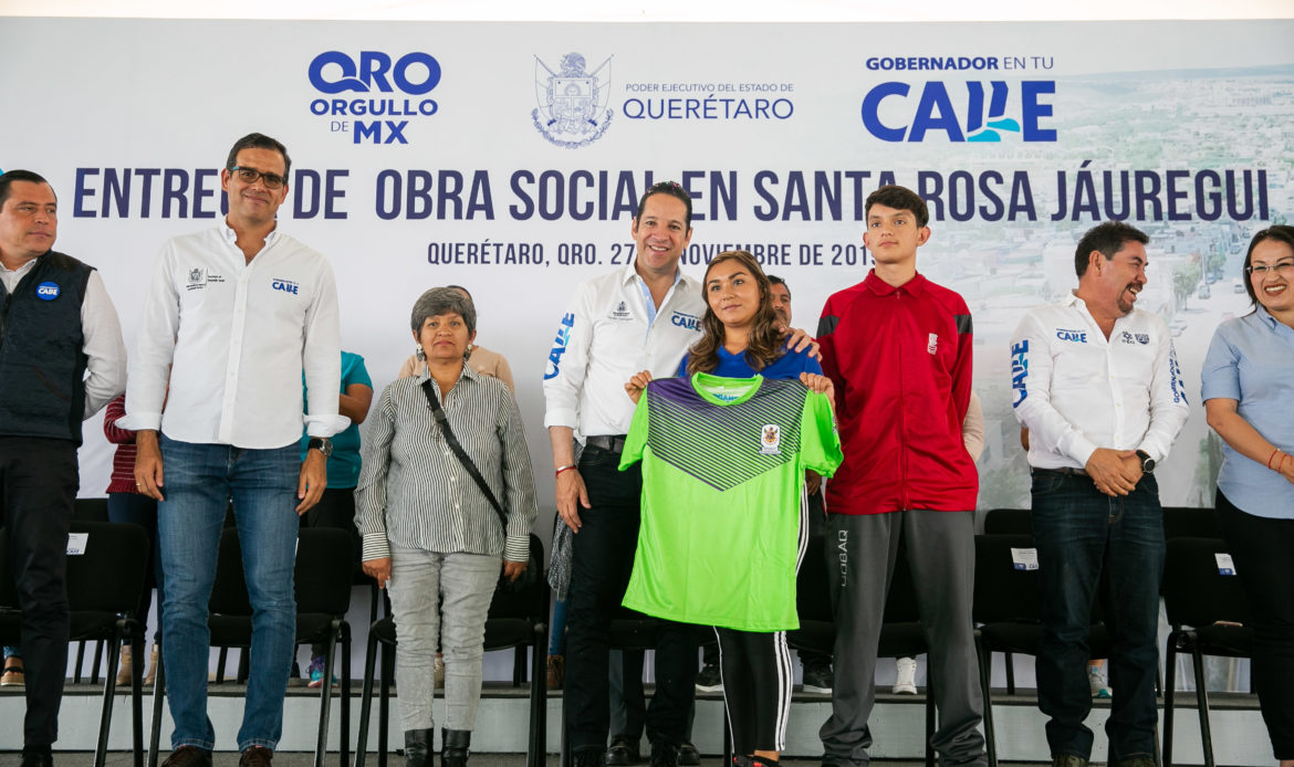 Destina Gobernador una bolsa de 17 mdp para obras sociales en la delegación Santa Rosa Jáuregui