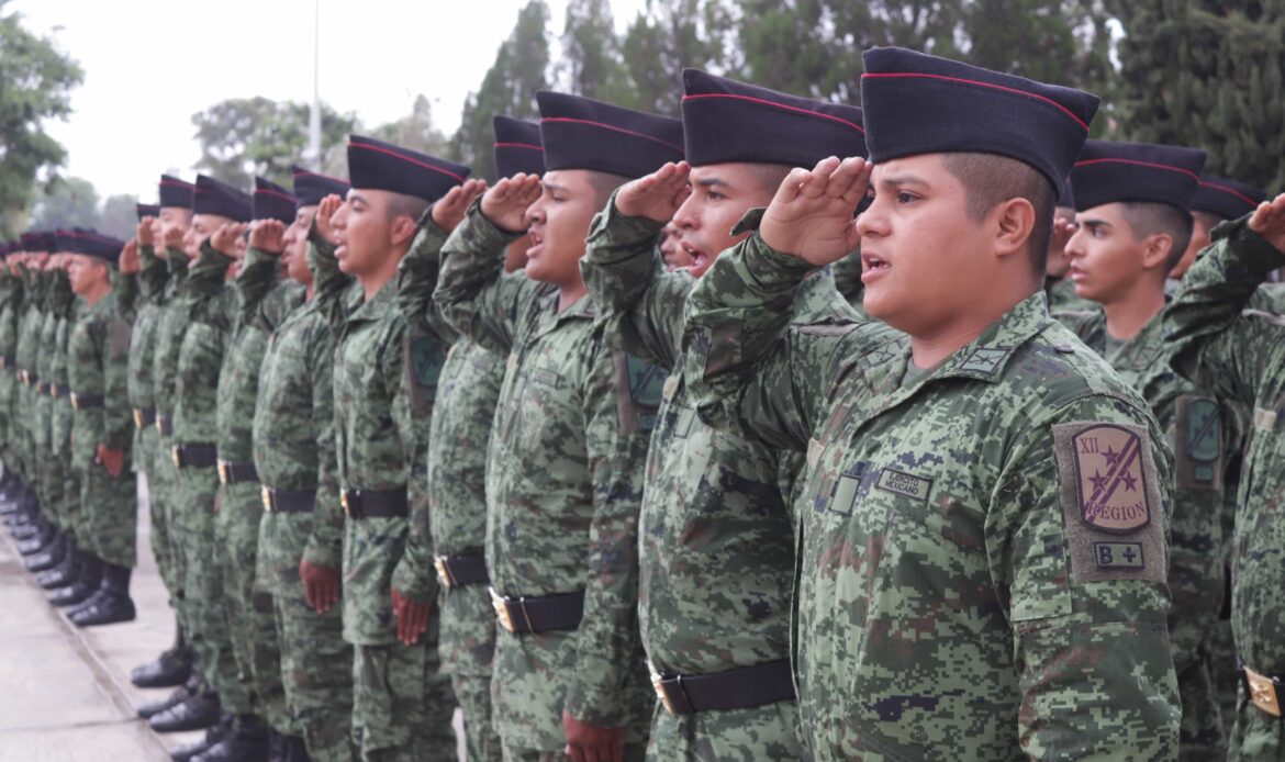 Inician 108 conscriptos el Servicio Militar Nacional