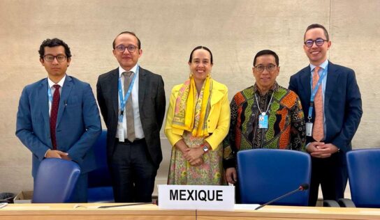 El informe de México sobre su cuarta participación en el Mecanismo de Examen Periódico Universal es adoptado en Consejo de Derechos Humanos